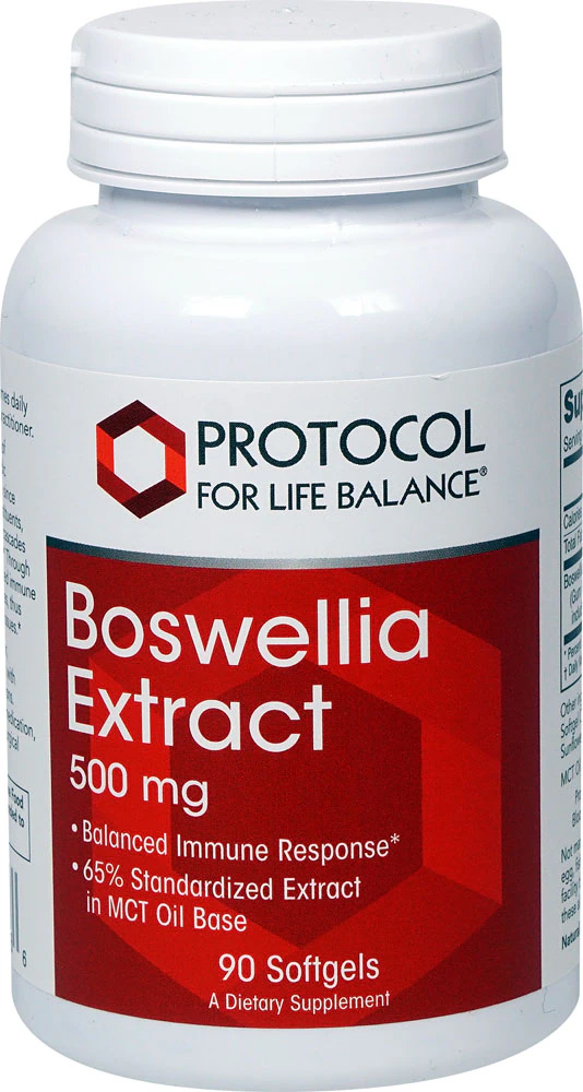Protocol For Life Balance Boswellia Extract -- 500 mg - 90 Softgels
