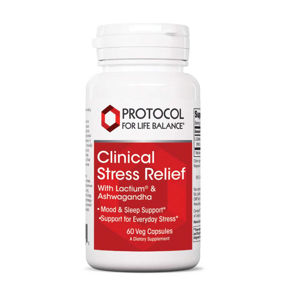 Protocol For Life Balance Clinical Stress Relief -- 60 Veg Capsules