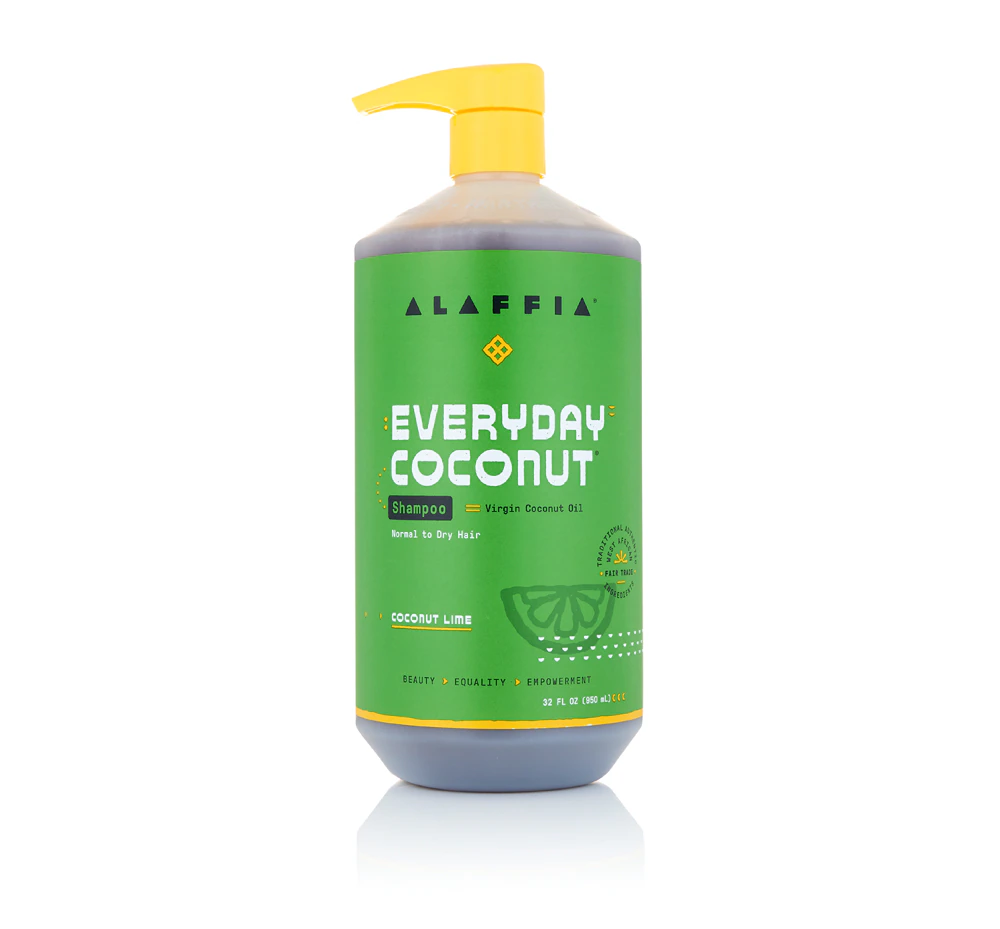 Alaffia Everyday Coconut Shampoo - Coconut Lime -- 32 fl oz