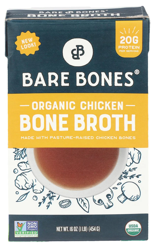 Bare Bones Bone Broth Organic Chicken -- 16 fl oz