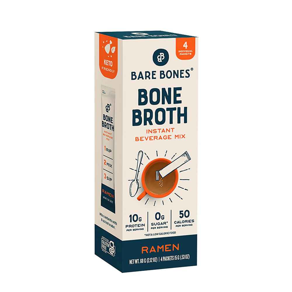 Bare Bones Instant Bone Broth Ramen -- 4 Packs