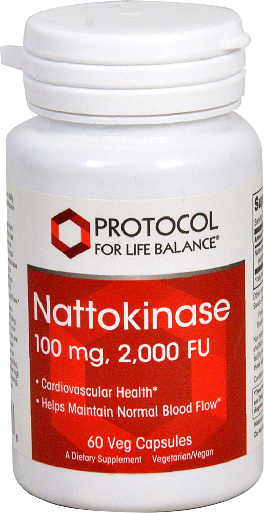 Protocol For Life Balance Nattokinase -- 100 mg, 2000 FU - 60 Veg Capsules