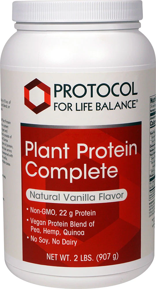 Protocol For Life Balance Plant Protein Complete Natural Vanilla -- 2 lbs