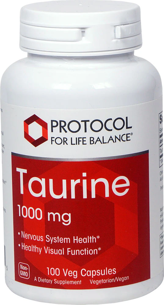 Protocol For Life Balance Taurine -- 1000 mg - 100 Veg Capsules