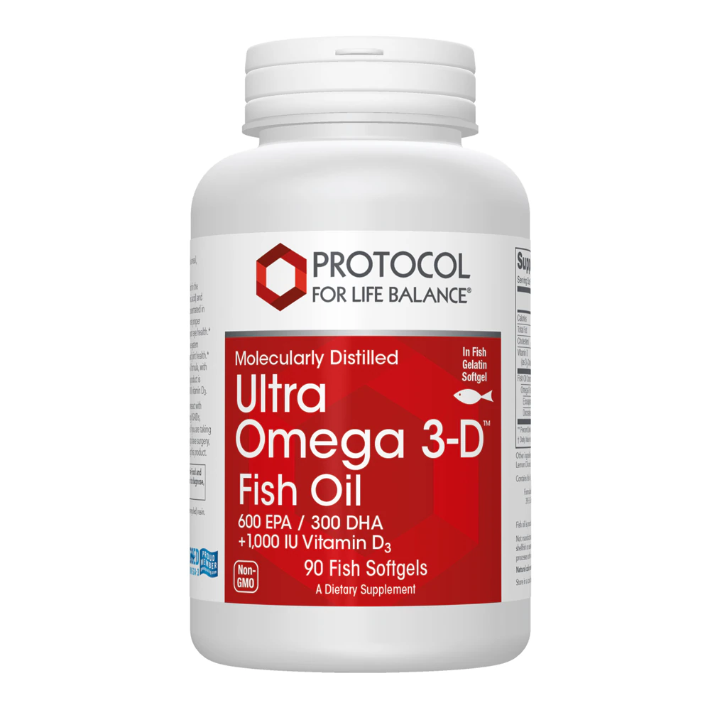 Protocol For Life Balance Ultra Omega 3-D -- 90 Fish Softgels