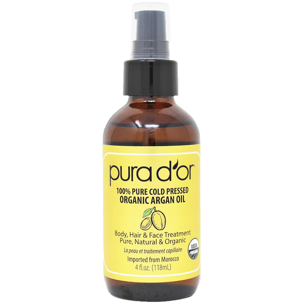 Pura D'or Organic Argan Oil -- 4 fl oz