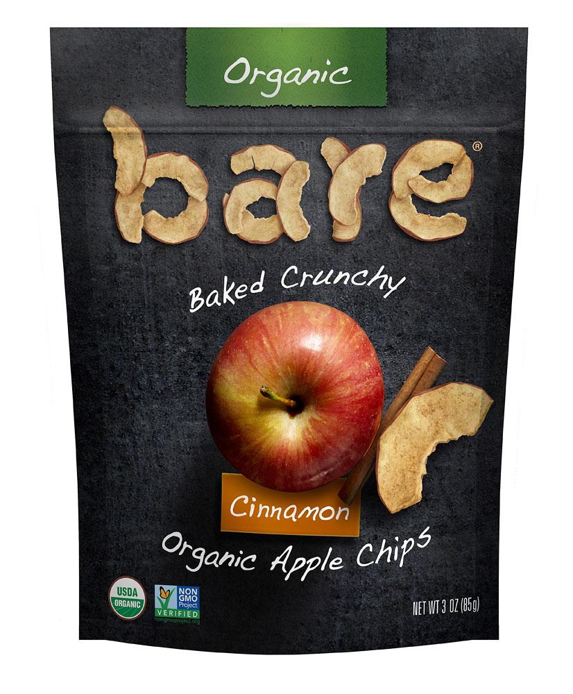 Bare Organic Apple Chips Cinnamon -- 3 oz