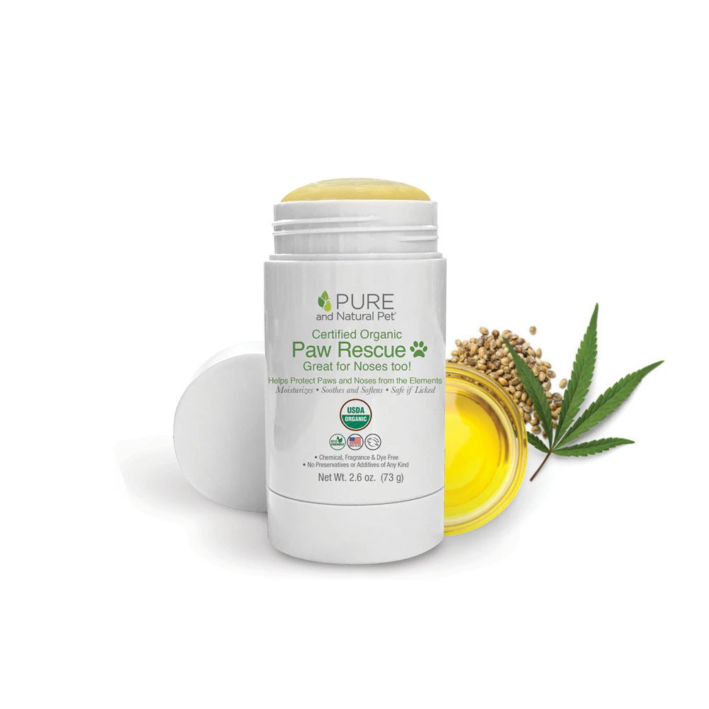 Pure and Natural Pet Organic Dog Paw & Nose Rescue Balm -- 2.6 oz