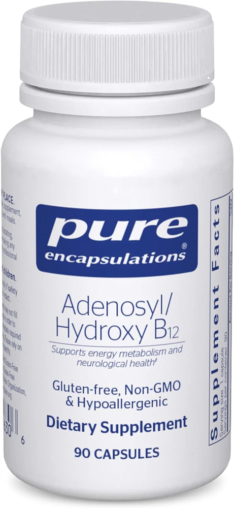 Pure Encapsulations Adenosyl-Hydroxy B12 -- 90 Capsules