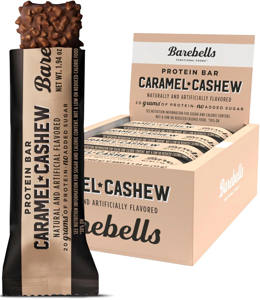 Barebells Protein Bar Caramel Cashew -- 12 Bars