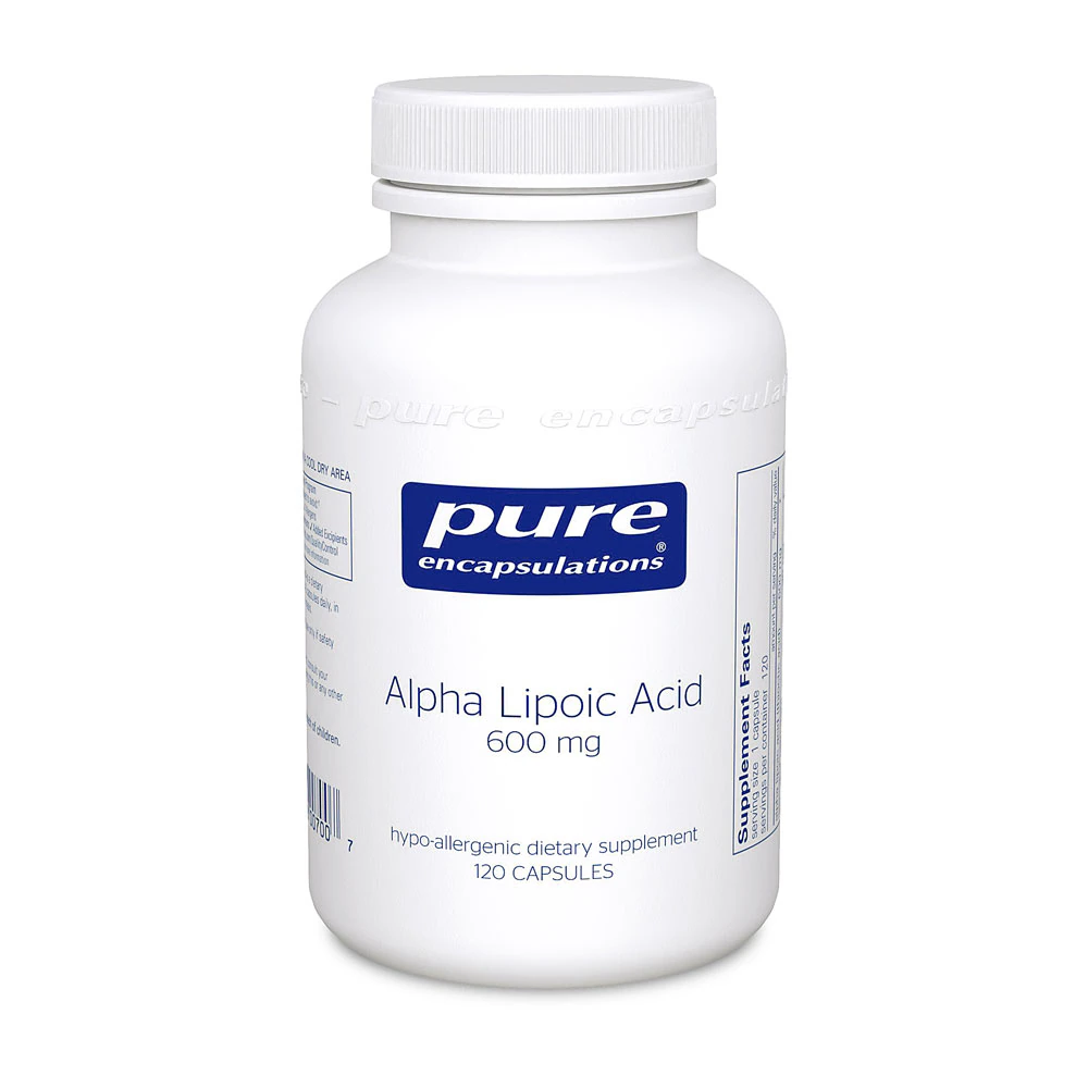 Pure Encapsulations Alpha Lipoic Acid -- 600 mg - 120 Capsules