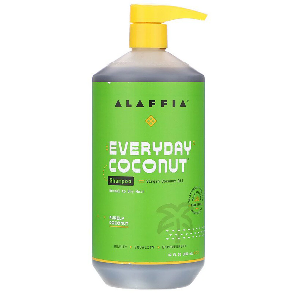 Alaffia Everyday Coconut Shampoo - Purely Coconut -- 32 fl oz