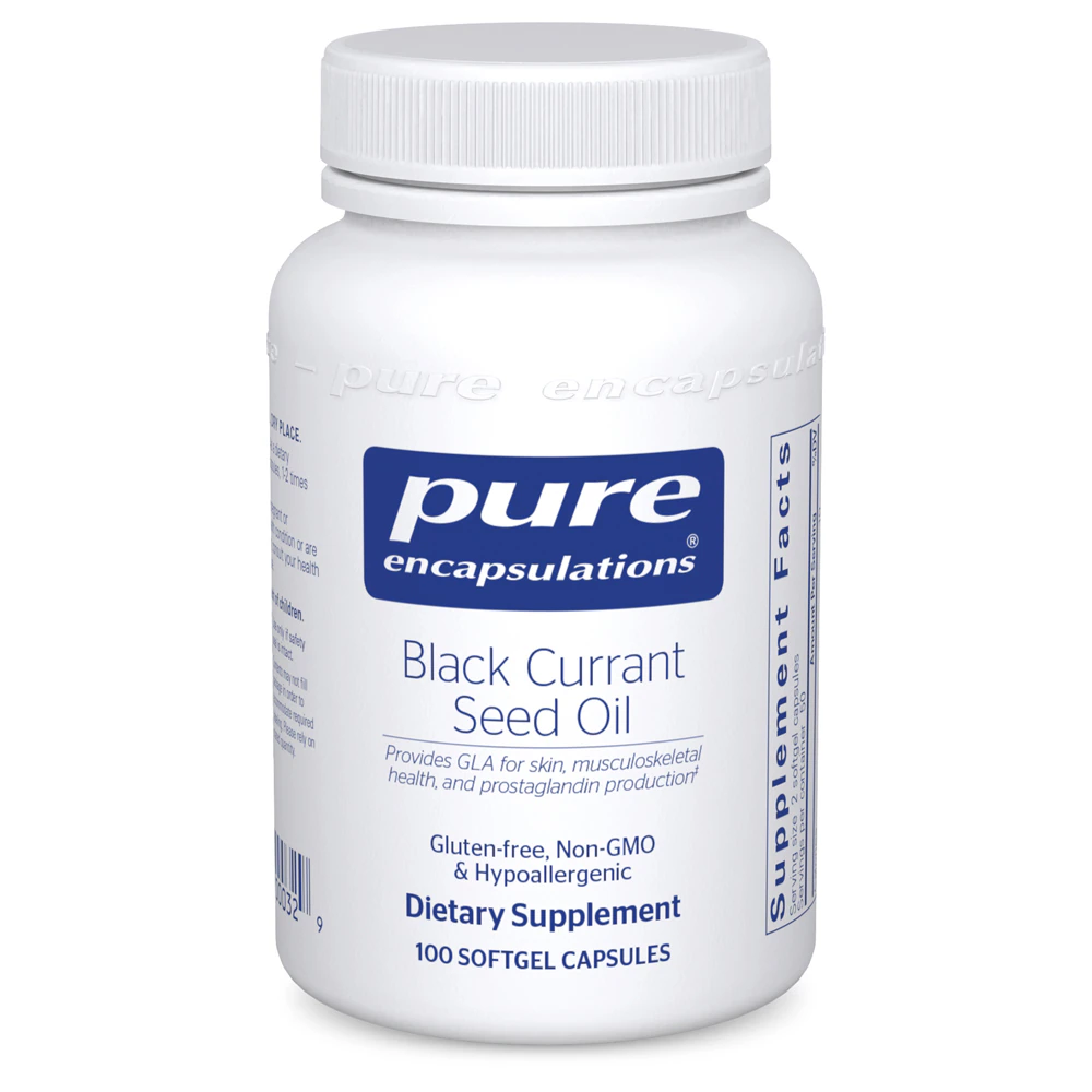 Pure Encapsulations Black Currant Seed Oil -- 100 Softgel Capsules