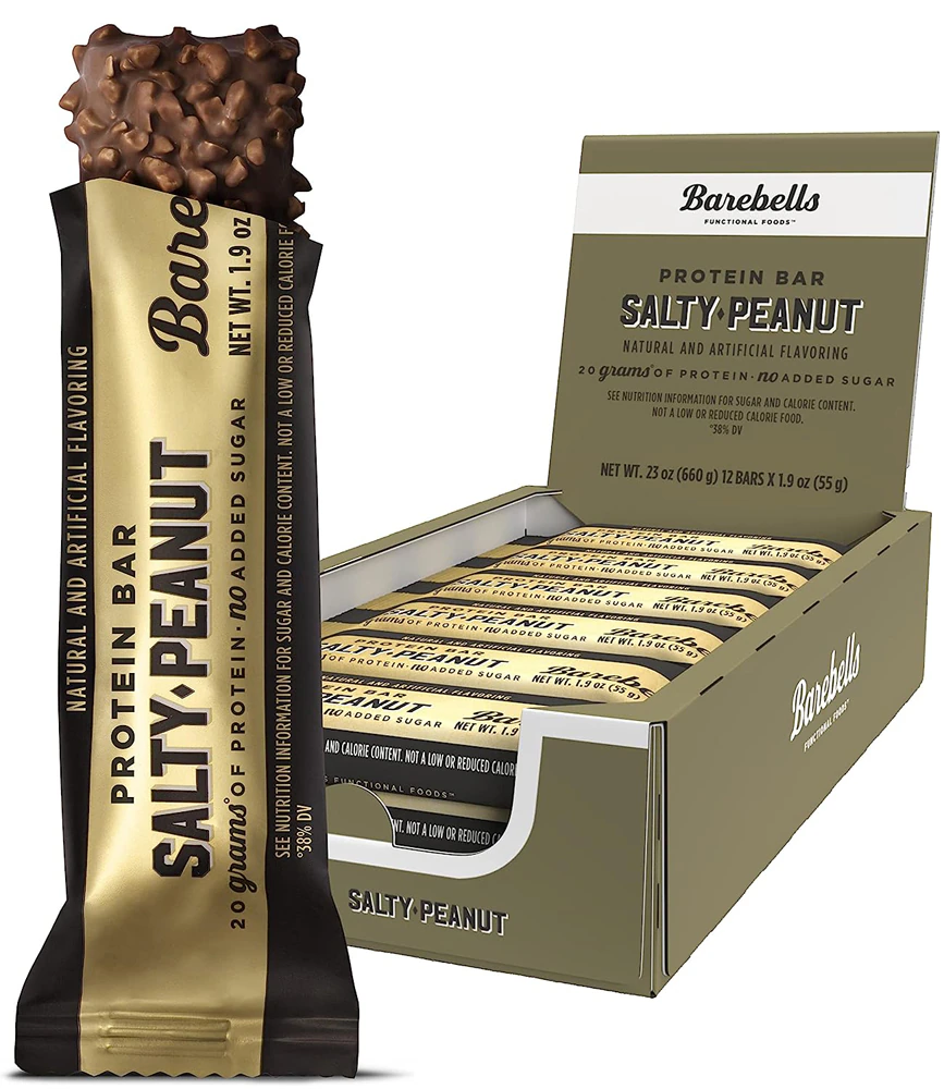 Barebells Protein Bar Salty Peanut -- 12 Bars