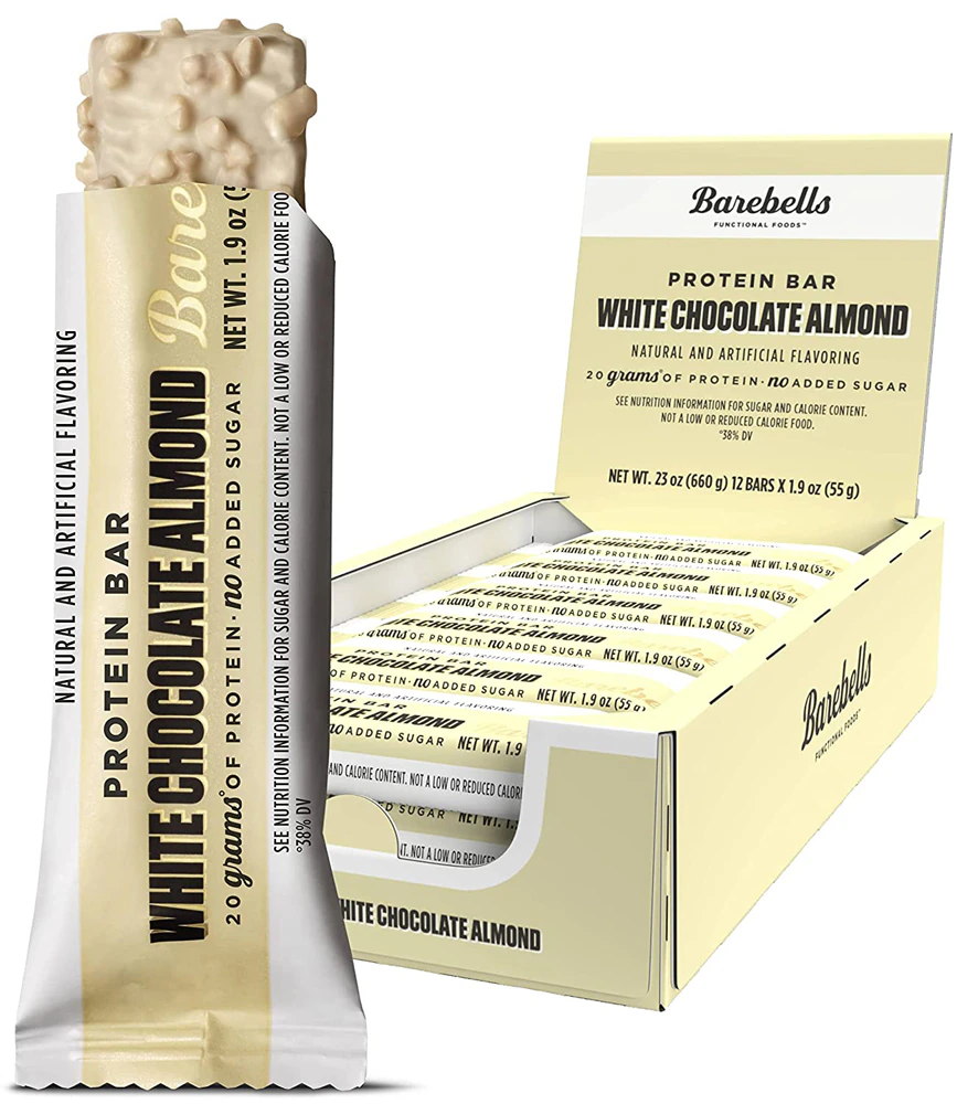 Barebells Protein Bar White Chocolate Almond -- 12 Bars