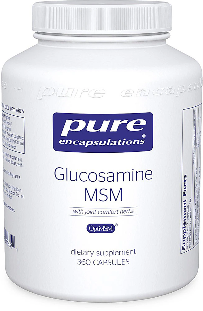 Pure Encapsulations Glucosamine MSM with Joint Comfort Herbs -- 360 Capsules