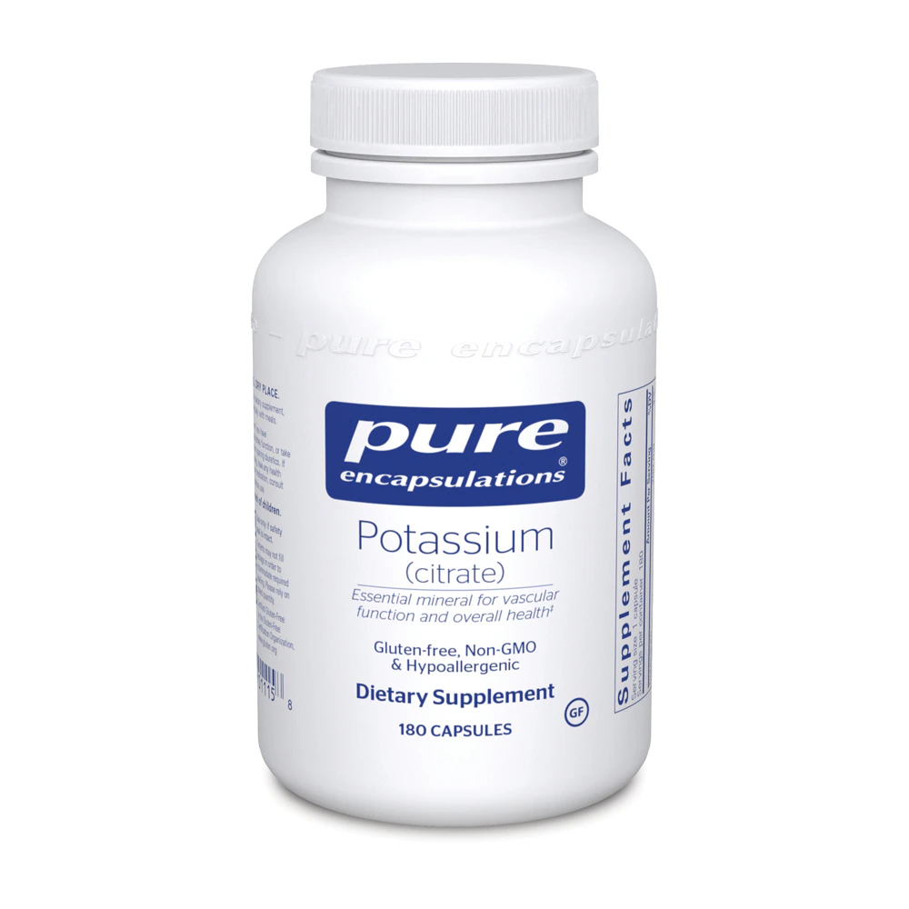 Pure Encapsulations Potassium - Citrate -- 180 Capsules