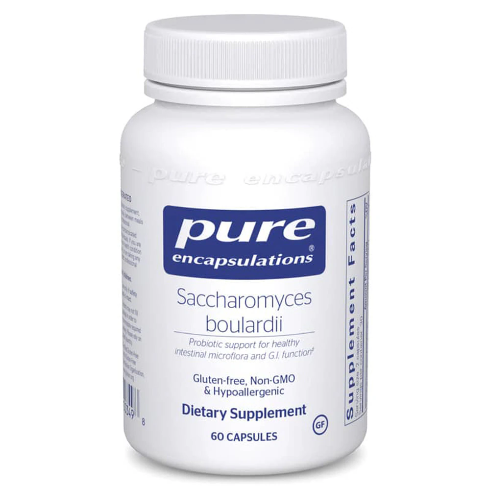 Pure Encapsulations Saccharomyces Boulardii -- 5 billion CFU - 60 Capsules
