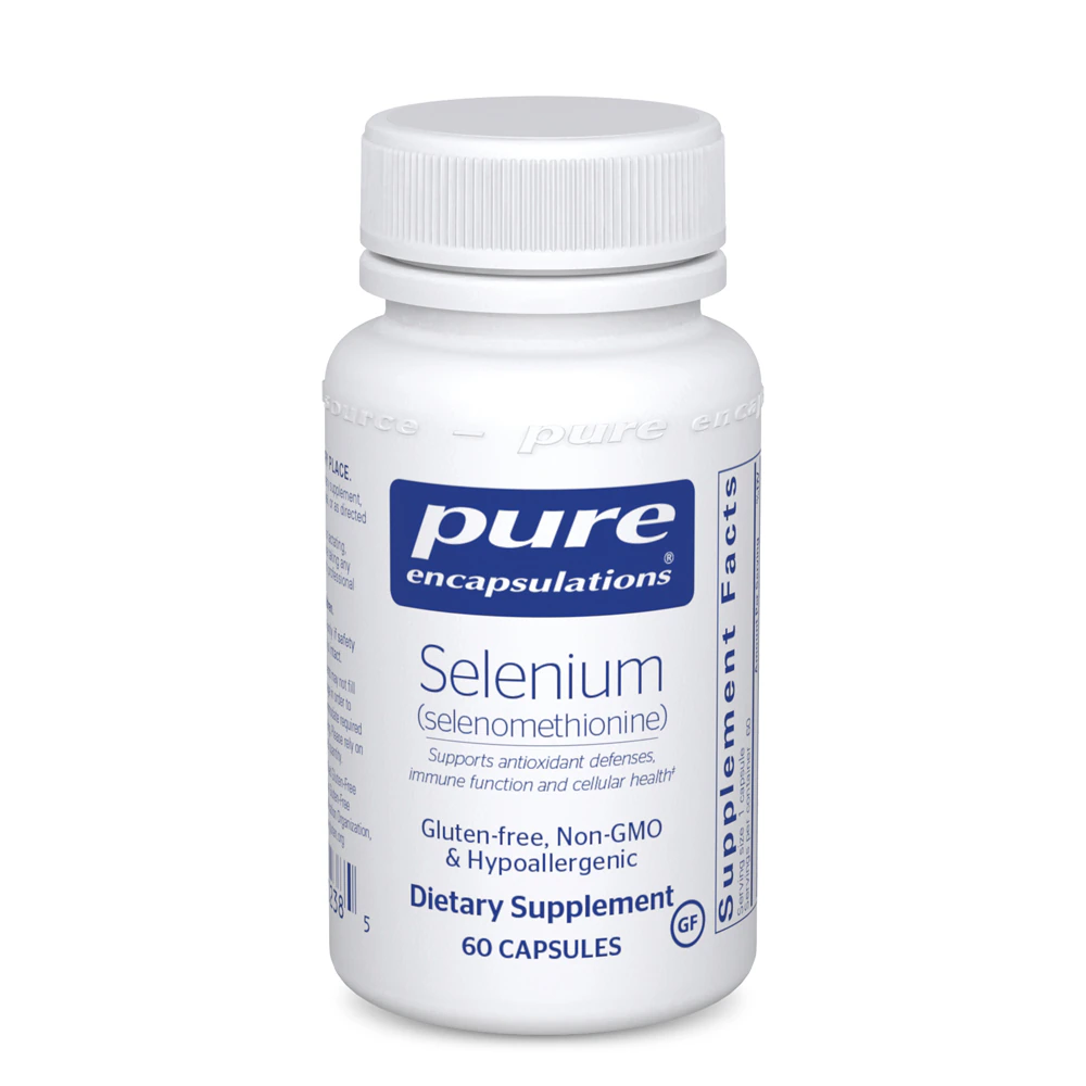 Pure Encapsulations Selenium - selenomethionine -- 200 mcg - 60 Capsules
