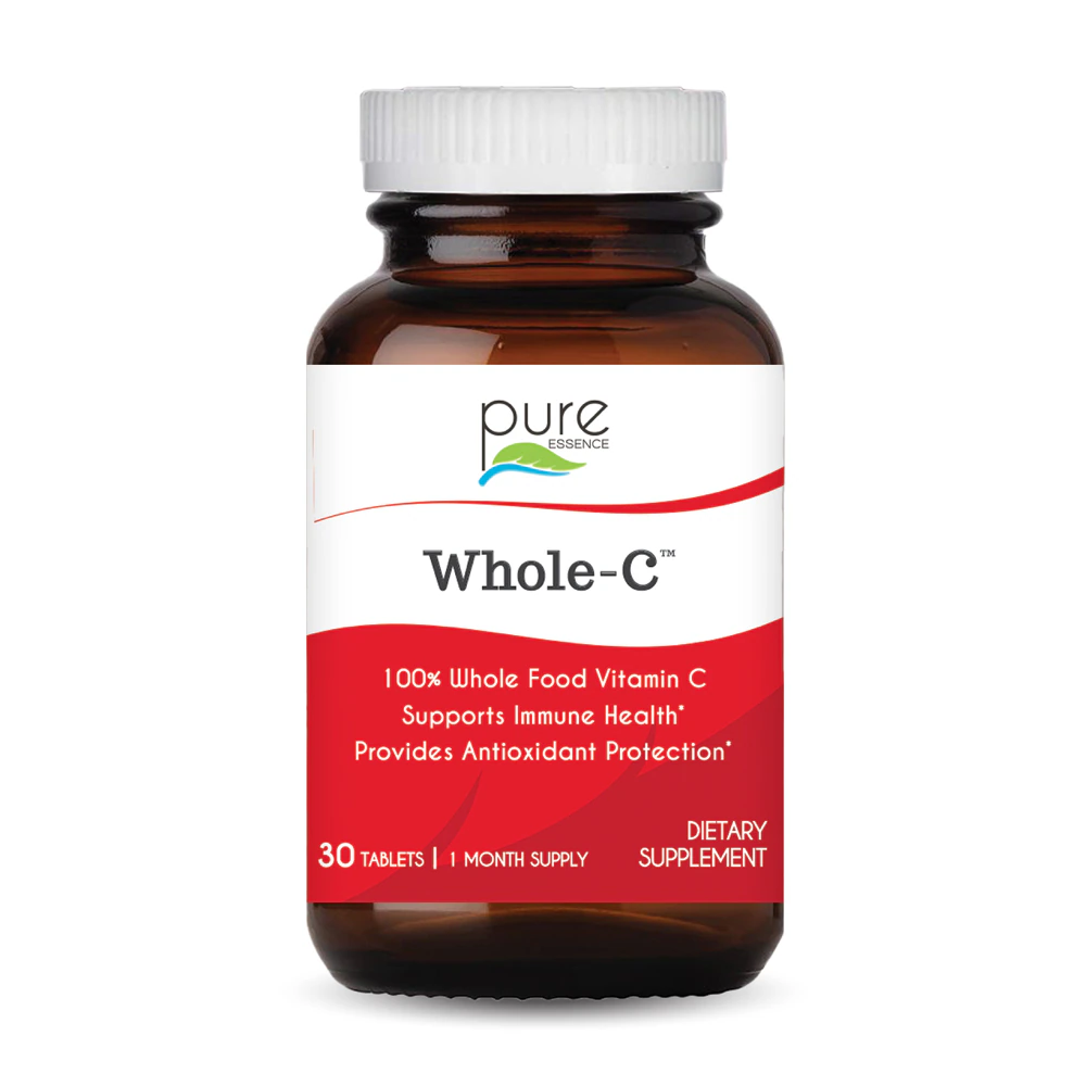 Pure Essence Labs Whole-C Whole Food Vitamin C -- 30 Tablets