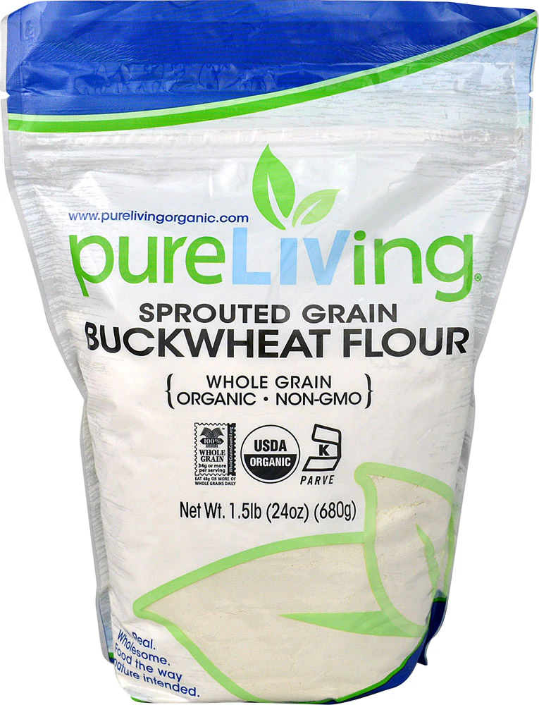 Pure Living Sprouted Grain Buckwheat Flour Organic -- 1.5 lb