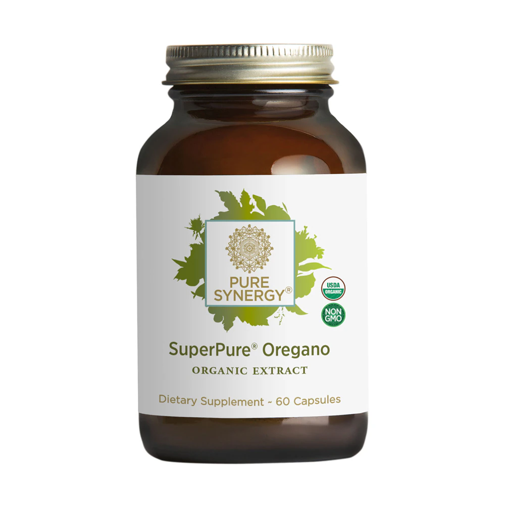 Pure Synergy SuperPure Organic Oregano Extract -- 60 Capsules