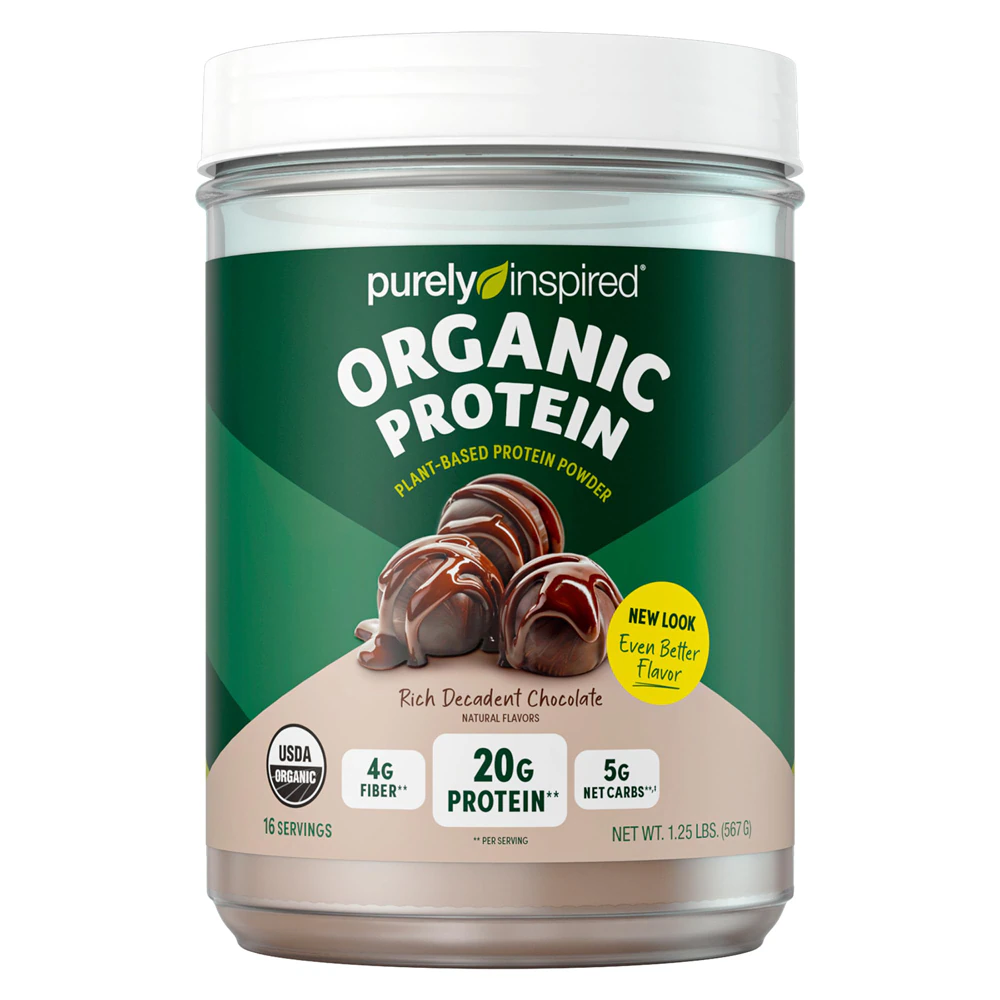 Purely Inspired Organic Plant-Based Protein Powder Decadent Chocolate -- 1.25 lbs
