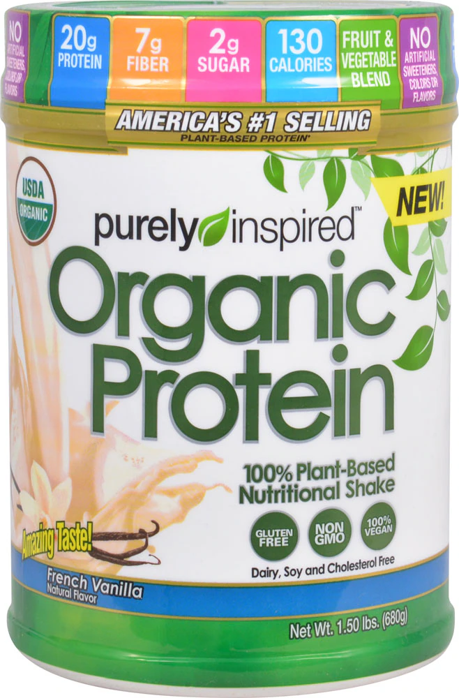 Purely Inspired Organic Protein French Vanilla -- 1.5 lbs