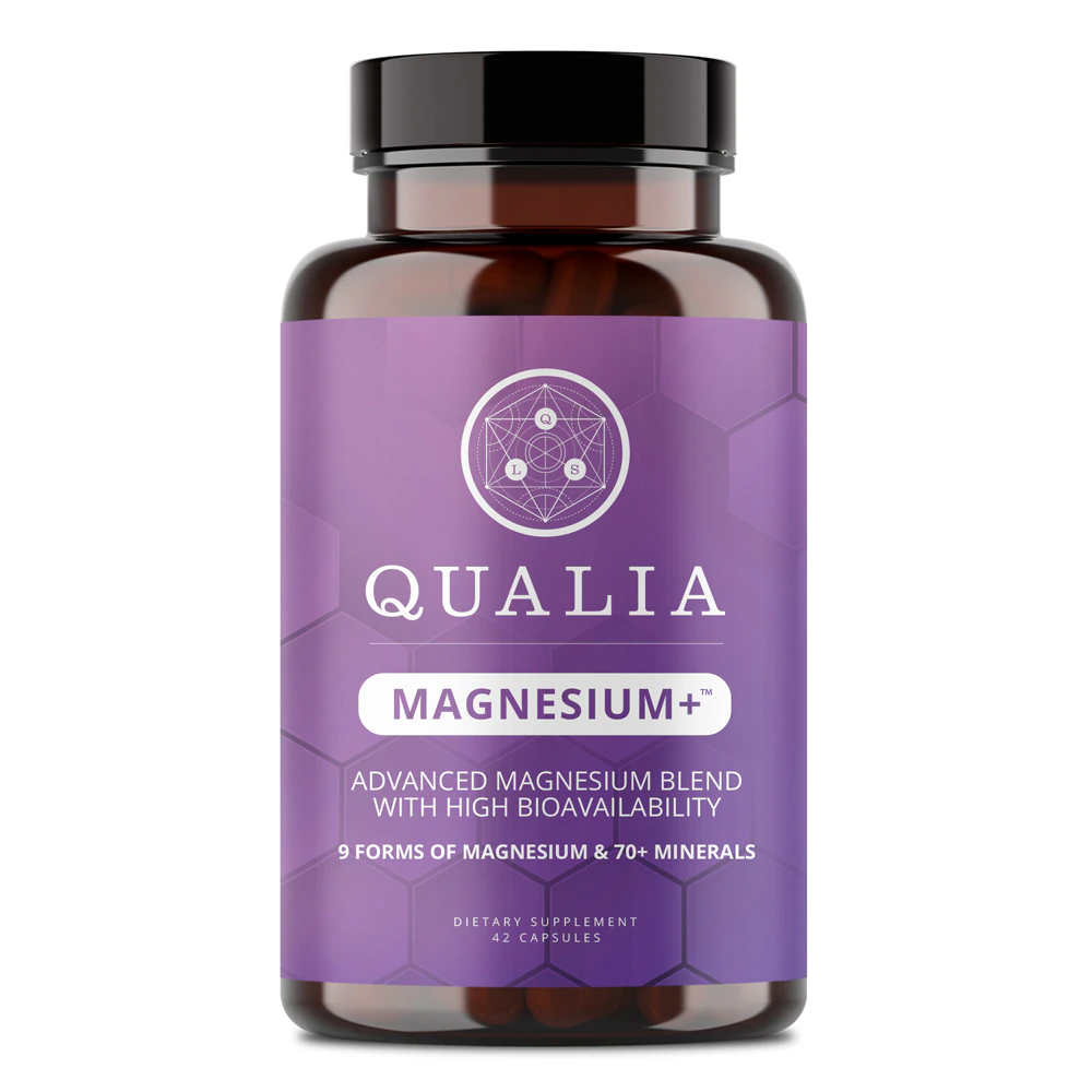 Qualia Magnesium+ Advanced Magnesium Blend With High Bioavailability -- 42 Capsules