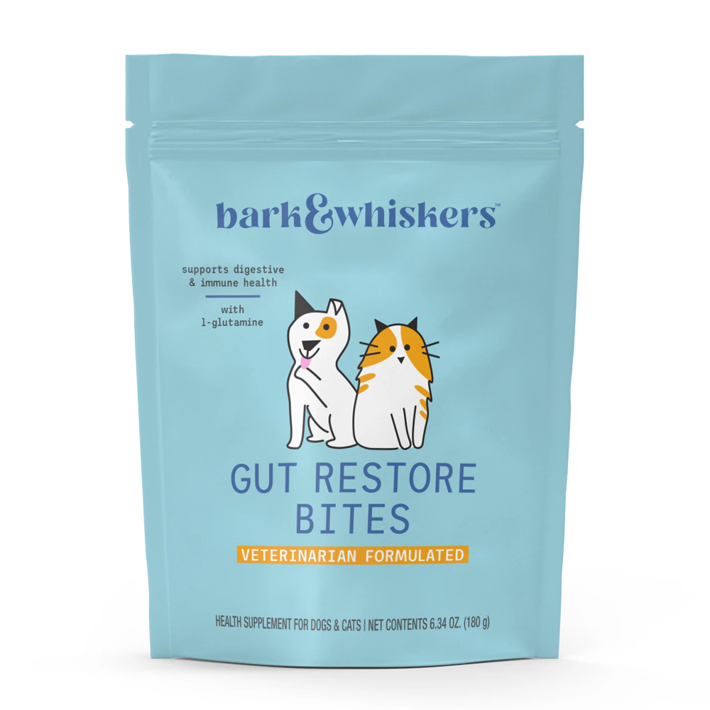 Bark & Whiskers Dog & Cat Gut Restore Bites Digestive + Immune Health Soft Chews -- 6.34 oz