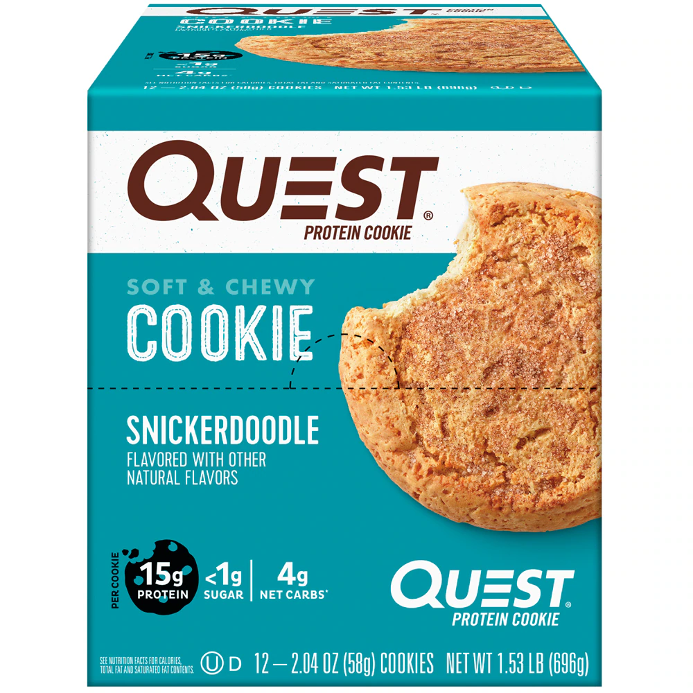 Quest Nutrition Protein Cookie Snickerdoodle -- 12 Cookies
