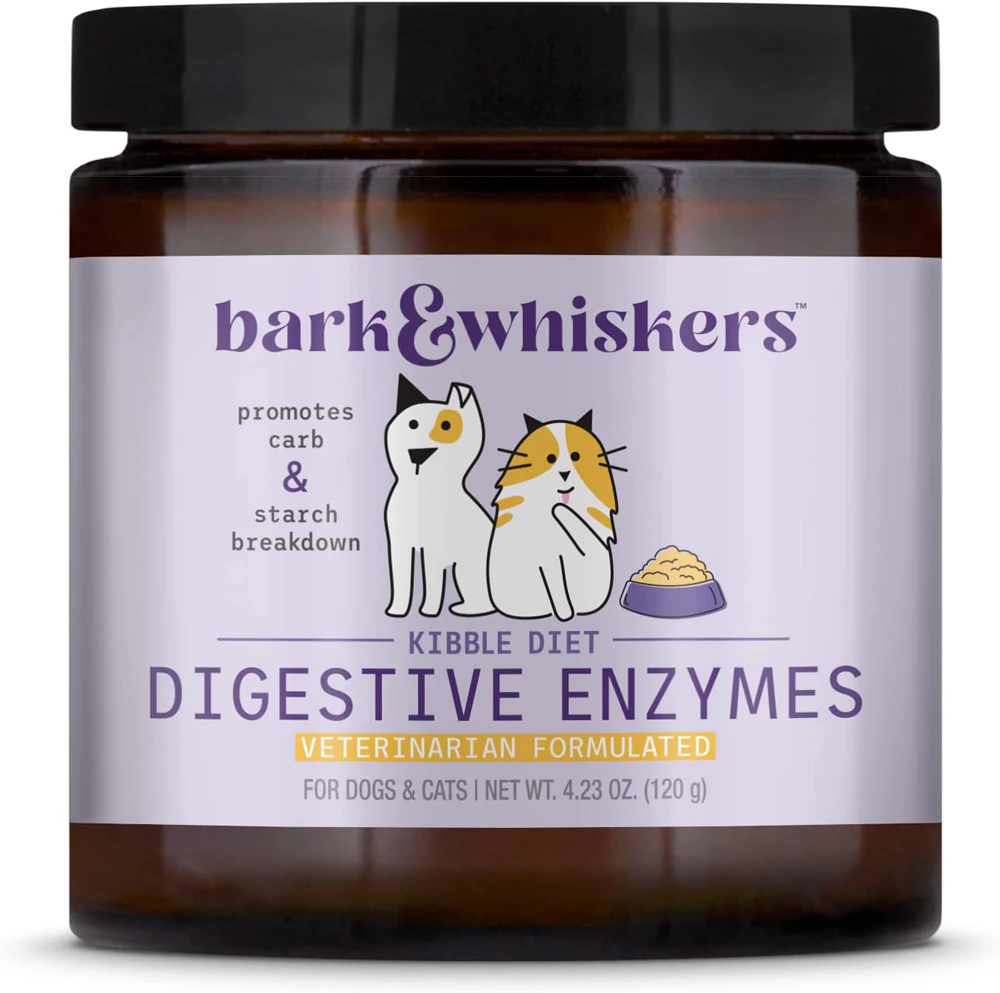 Bark & Whiskers Kibble Diet Digestive Enzymes Veterinarian Formulated -- 4.23 oz