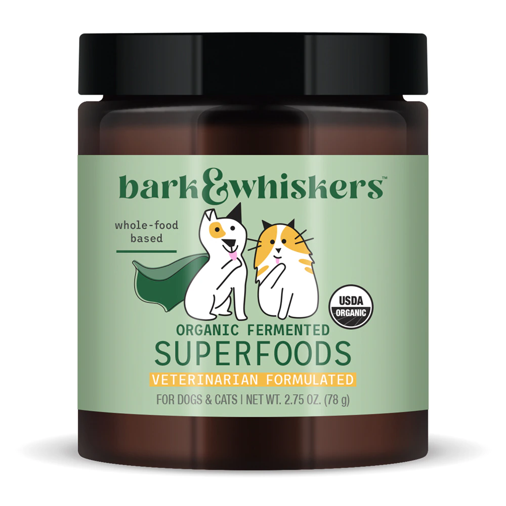Bark & Whiskers Organic Fermented Super Foods Vet Formulated Supplement for Dogs & Cats -- 2.75 oz