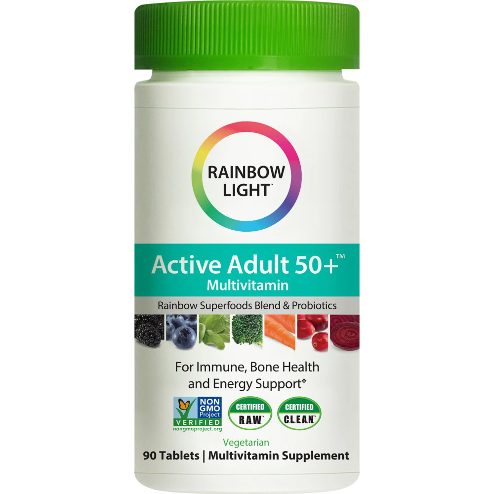 Rainbow Light Active Adult 50+ Multivitamin? -- 90 Tablets