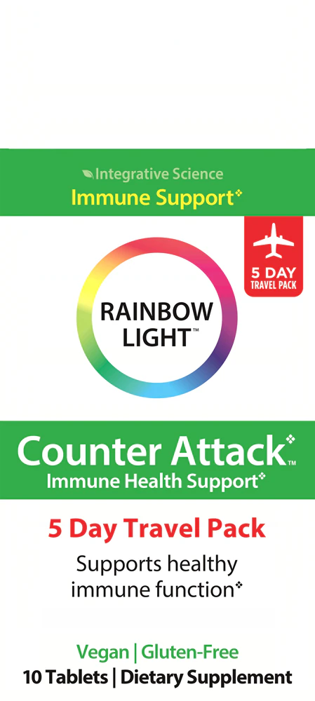 Rainbow Light Counter Attack? Immune Support Travel Pack -- 10 Tablets