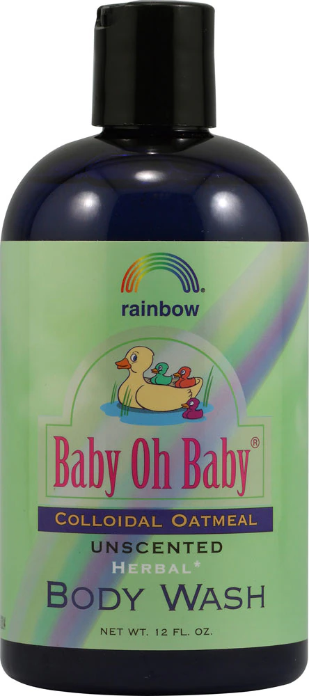 Rainbow Research Baby Oh Baby Organic Herbal Wash Colloidal Oatmeal Unscented -- 12 fl oz