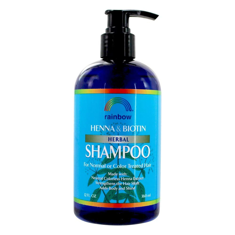 Rainbow Research Herbal Henna & Biotin Shampoo -- 12 fl oz