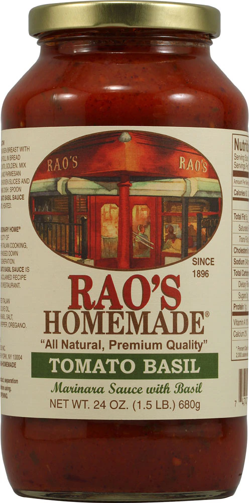 Rao's Homemade Tomato Basil Sauce -- 24 fl oz