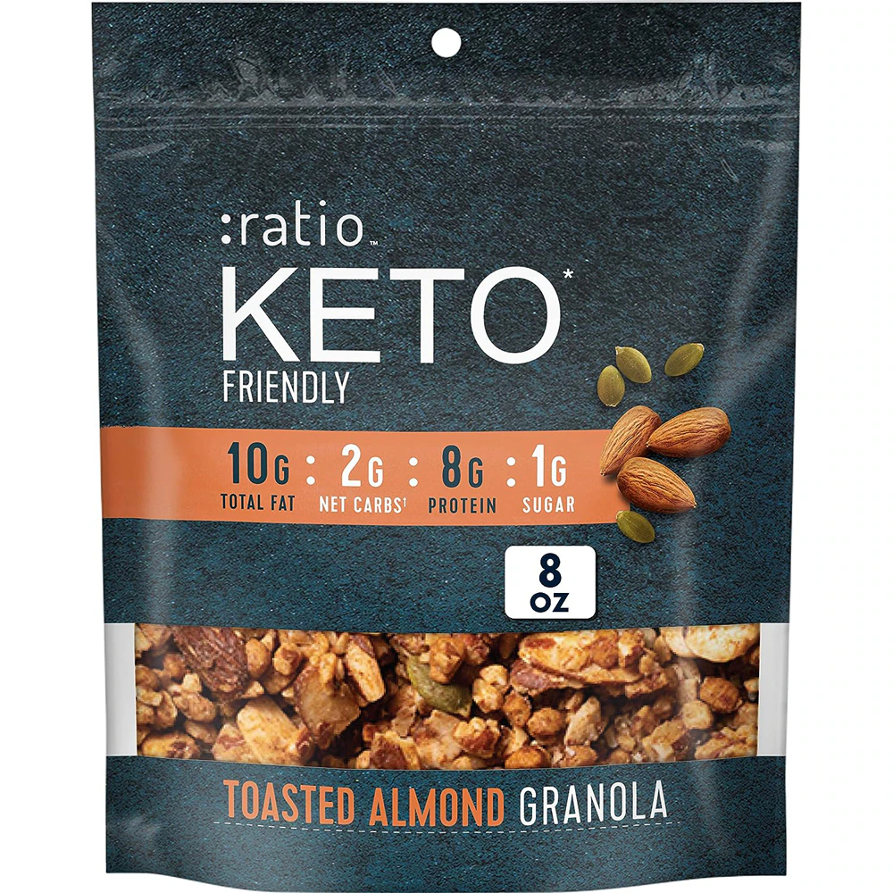 Ratio Keto Granola Toasted Almond -- 8 oz