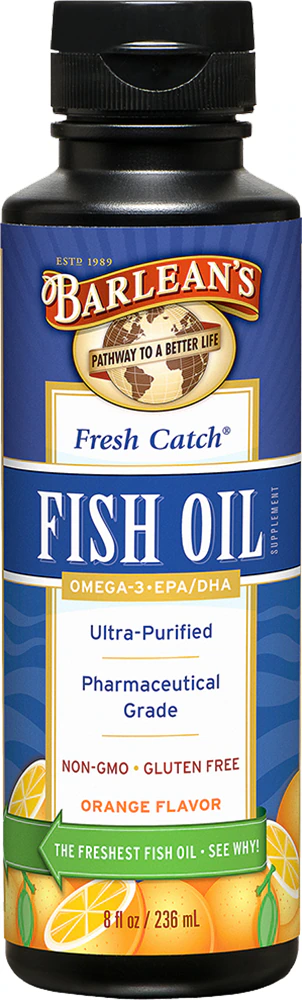 Barlean's Fresh Catch? Fish Oil Orange -- 8 fl oz