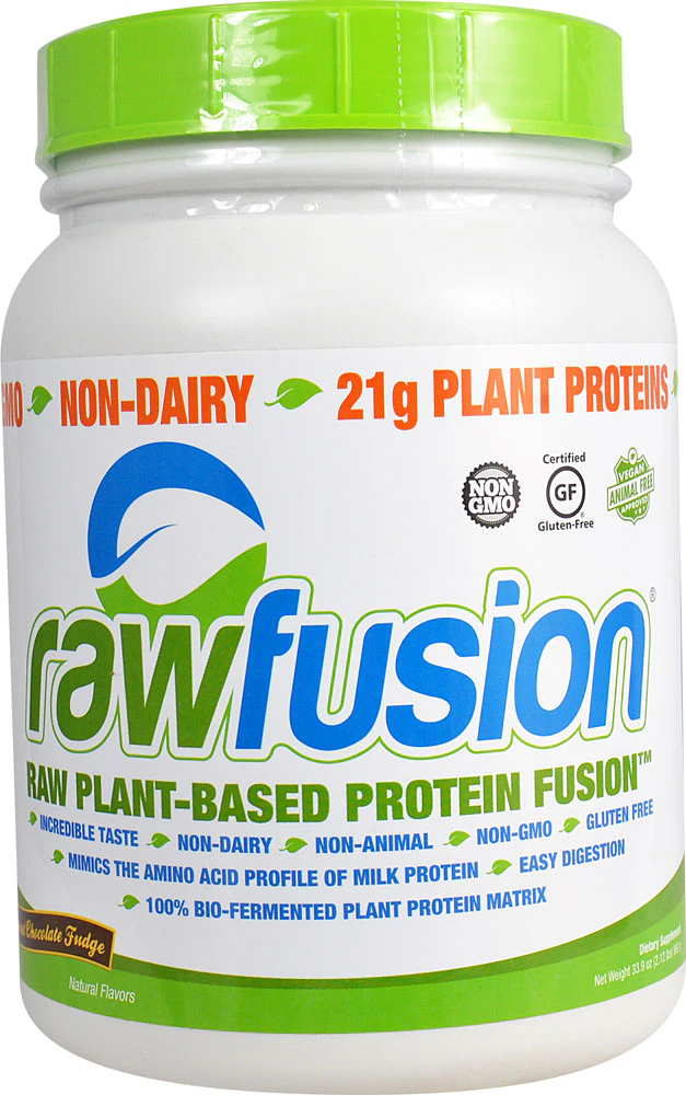 Rawfusion Plant Base Protein Fusion Peanut Chocolate Fudge -- 30 Servings