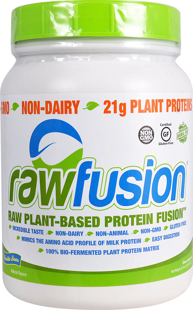 Rawfusion Plant Base Protein Fusion Vanilla Bean -- 30 Servings