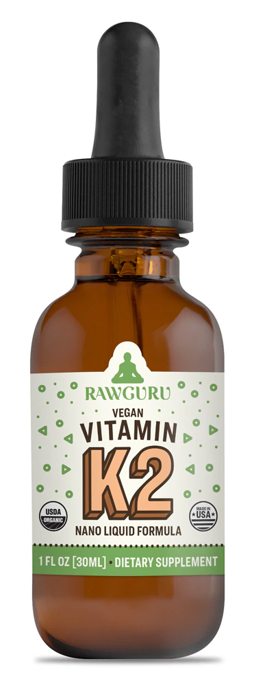 RawGuru Organic Nano Vitamin K2 Supplement Tincture -- 1 fl oz