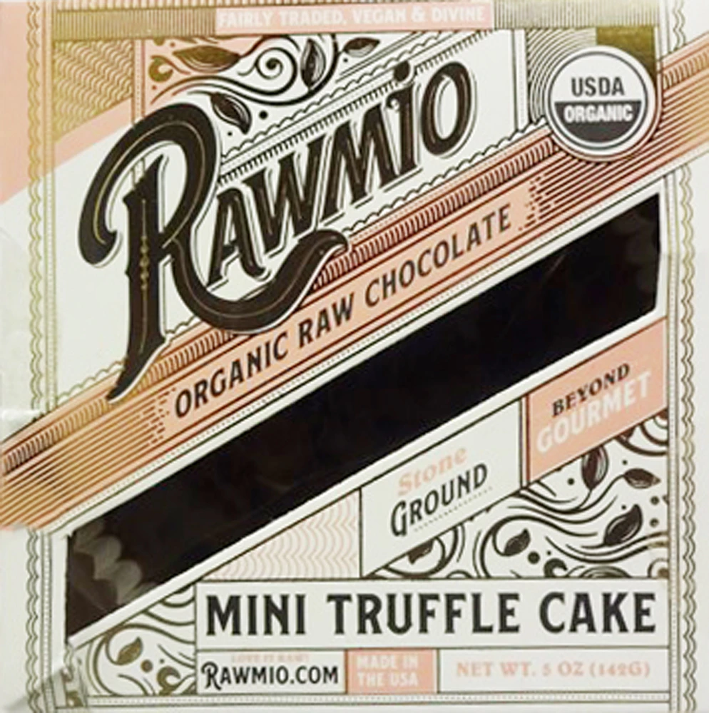 Rawmio Organic Raw Chocolate Mini Truffle Cake -- 5 oz