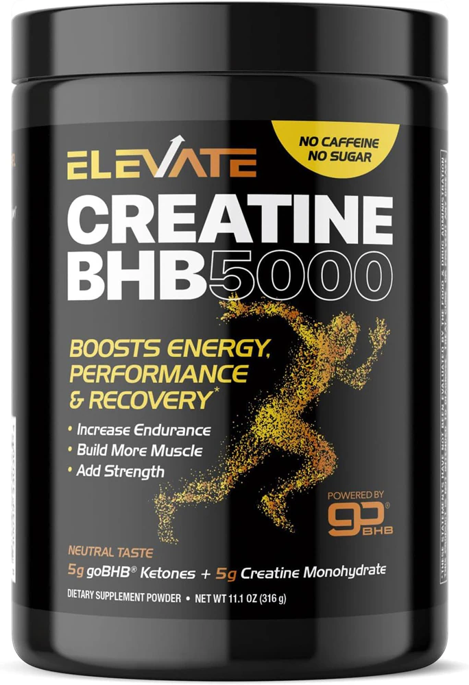 Real Ketones Elevate Creatine BHB 5000 Neutral -- 11.1 oz