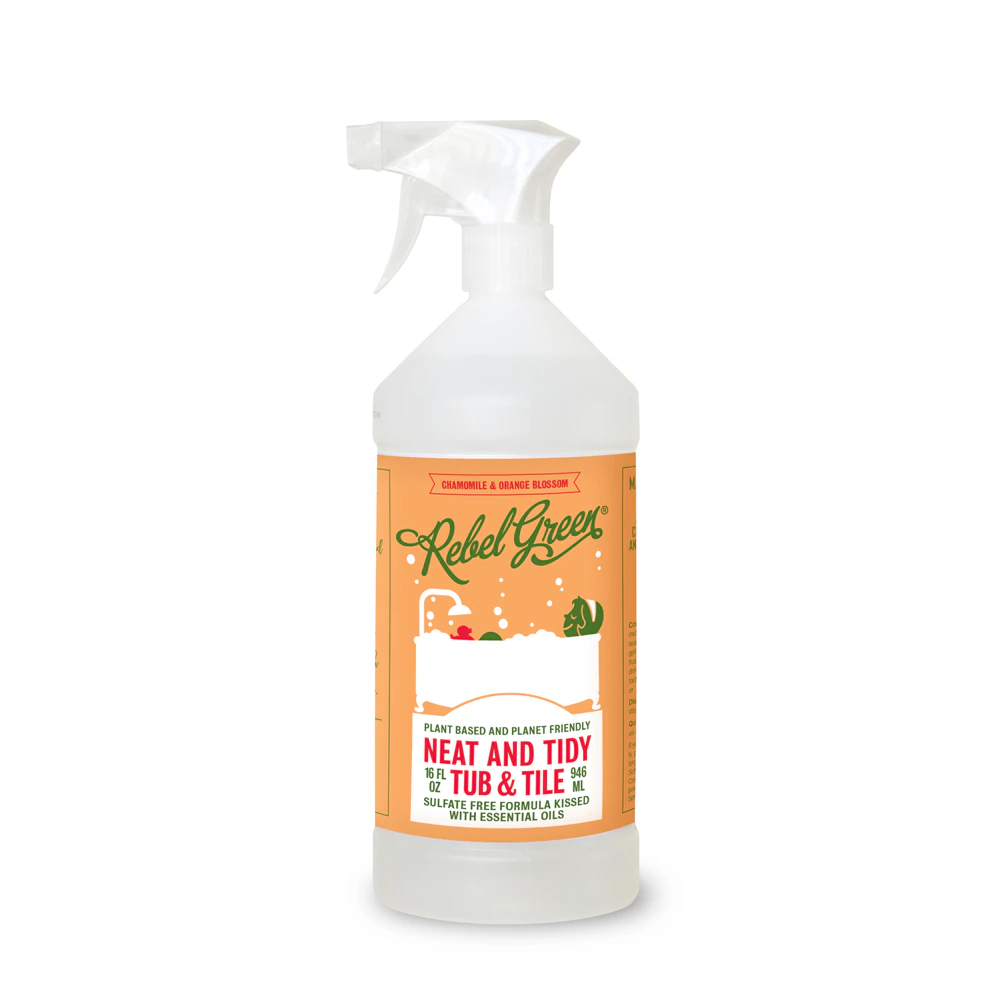 Rebel Green Neat And Tidy Tub & Tile Cleaner Chamomile & Orange Blossom -- 16 fl oz