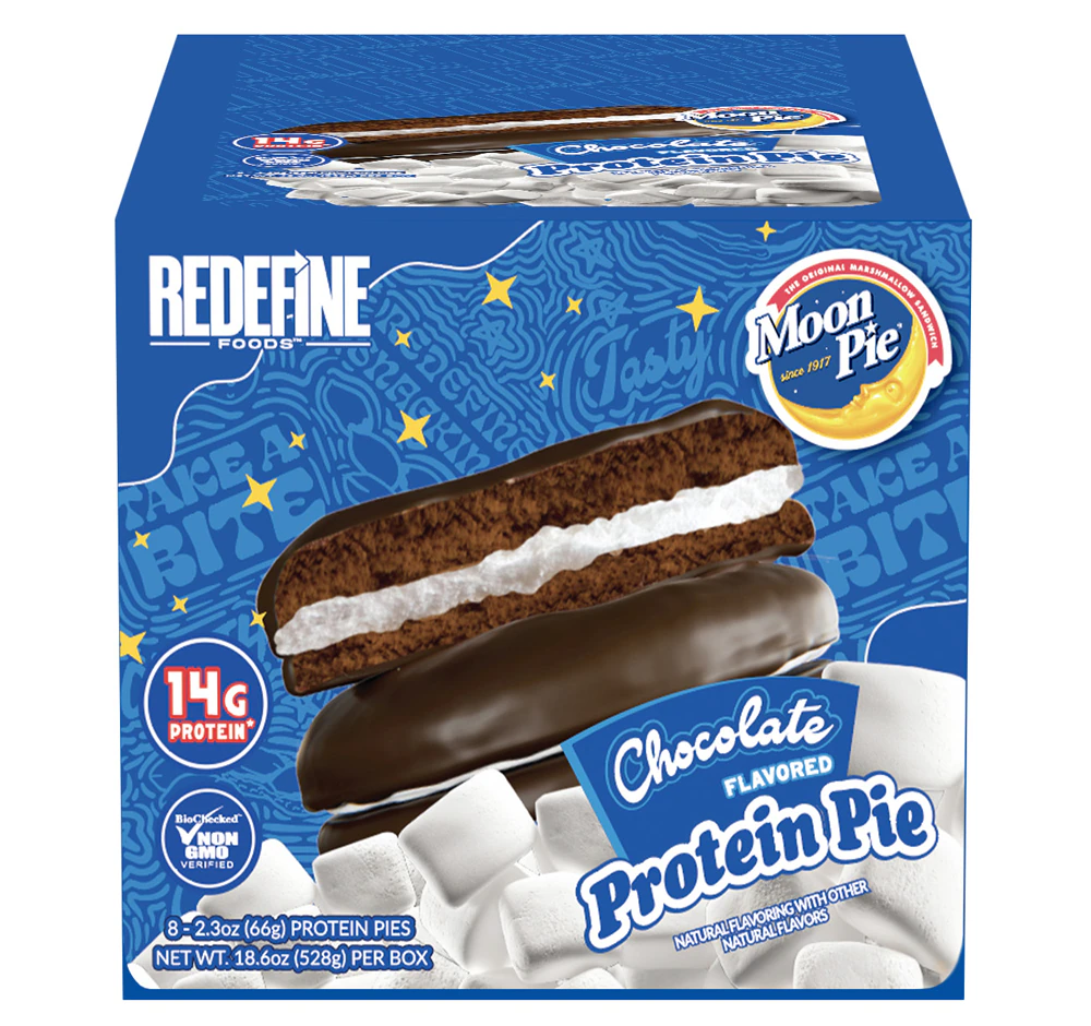 Redefine Foods Protein Pie MoonPie Chocolate -- 8 Bars