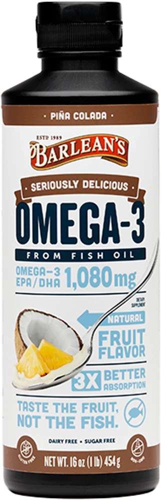 Barlean's Omega-3 Pi?a Colada -- 16 oz