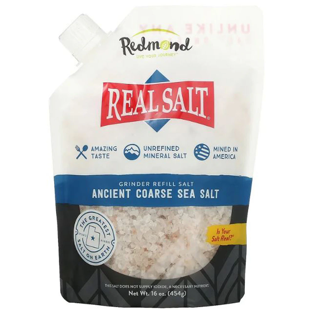 Redmond Real Salt Ancient Sea Salt Coarse -- 16 oz