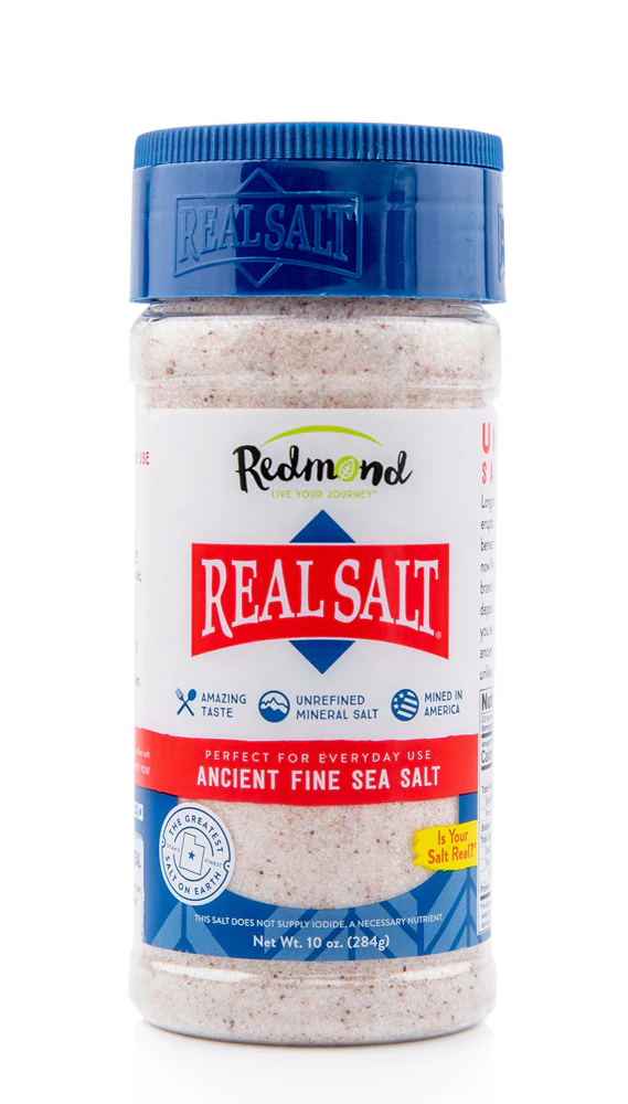 Redmond Real Salt Ancient Sea Salt Fine -- 10 oz